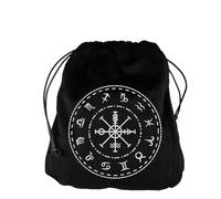 Gissroys Sac de rangement pour cartes de tarots et oracles - Pochette souple à cordon de serrage pour les amateurs de tarots - Pochette à cordon de serrage, Noir 8, Taille unique