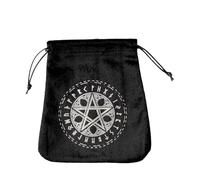 Gissroys Sac de rangement souple pour cartes de jeu de société avec cordon de serrage pour oracles runes - Cadeau de voyage - Pochettes à bijoux - Tarots souples - Portable - Organisateur de dés avec