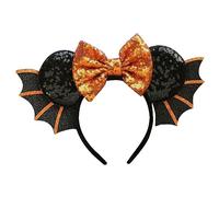 Gissroys Serre-tête tendance avec ailes de chauve-souris pour Halloween, accessoires de cheveux pour femmes, décorations d'Halloween, fournitures de fête