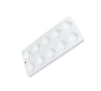Gissroys Silicone professionnel de qualité alimentaire Pan 10 Moule à madeleine Gâteau Dessert Moules à la chaleur Accessoires de cuisson Liquide vaisselle Accessoires de cuisson