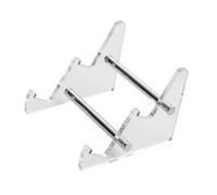 Gissroys Support d'affichage de clavier acrylique Support d'ordinateur mécanique pour bureau Effacer des claviers Support de mémoire Accessoires ergonomiques