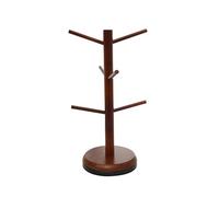 Gissroys Support de gobelet en bois bucolique Organisateurs suspendus décoratifs Organisateurs de coupes stables pour grandes tasses Cuisine efficace Support de rangement essentiel Restaurant