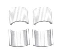 Gissroys Support de guidon de moto en alliage d'aluminium - Modification de diamètre variable - Lot de 4 manchons d'espacement de conversion de diamètre - Manchon d'amortissement pour amateurs de moto
