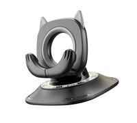 Gissroys Support de téléphone pour tableau de bord de voiture avec ventouse réglable à 360° pour tous les smartphones de 10,2 à 17,8 cm, coussinet en silicone antidérapant pour tableau de bord pour