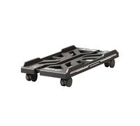 Gissroys Support de tour réglable pour ordinateur avec roulettes Casters Mobile CPU sous les tours de bureau pour les jeux de bureau PC Chariot en métal Mobile PC Chariot sous bureau