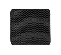 Gissroys Tapis de litière pour chat - Motif nid d'abeille - Design double couche - Contrôle de l'urine et de la litière de l'eau - Lavable - XS XXL