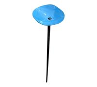 Gissroys Tasse d'arrosage colorée pour abeilles en métal avec des couleurs claires Piquets de fleurs pour les habitats d'animaux sauvages Décoratifs en plein air Insectes Adaptations d'eau