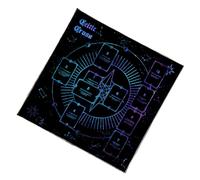 Gissroys Tissu Table Divine Carte Tapisserie Lire Tarots Nappe Facile à Utiliser Tarot Card Tissu