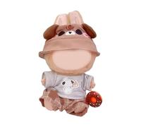 Gissroys Tun Play Costume de poupée en peluche pour enfant 17 cm Ensemble Easy Change Display Dressing Accessoires Anime Costume
