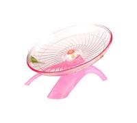 Gissroys Vélo d'exercice silencieux avec pointe stable en forme de plaque, immunitaire contre les petits disques de course pour animaux de compagnie, pour le bruit de la cage, roue pour hamster