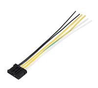 GisWell Feu Arrière Connecteur, Lumière Faisceau Câblage Prise Kit Réparation 1606248780 Compatible Peugeot 206 207 307 308 2008 3008 Citroën C2 C3 C4 C5 DS3