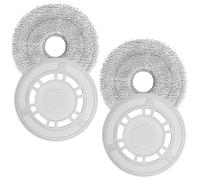 GisWell Lingettes avec disques de rechange, serpillères avec supports pour aspirateur robot Xiaomi X20+ et Dreame L10S Ultra