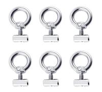 GisWell Lot de 6 butées de passepoil M4 en acier inoxydable pour rail de passepoil d'auvent en acier inoxydable pour caravane, camping-car, camping-car, bateau
