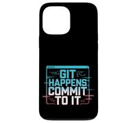 Git Happens Commit To It Dev Workflow Programmer Coder - Coque pour iPhone 13 Pro Max