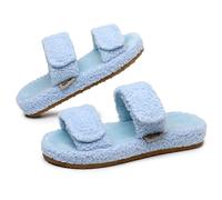 Git-up Chaussons pour femmes avec soutien de la voûte plantaire et fermeture à boucle et crochets réglable, semelle en EVA durable