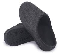 Git-up Pantoufles Orthopédiques pour Femmes et Hommes Support de Voûte Plantaire Chaussures de Maison à Semelle en Caoutchouc Antidérapante, Pieds plats, Fasciite Plantaire, Douleur au Pied, Noir 41