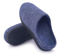Git-up Pantoufles Orthopédiques pour Femmes et Hommes Support de Voûte Plantaire Chaussures de Maison à Semelle en Caoutchouc Antidérapante, Pieds plats, Fasciite Plantaire, Douleur au Pied, Bleu 40.