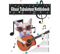 Gitaar Tabulatuur Notitieboek: A4 100 Pagina's Blanco Gitaar Tablatuur Schrijfpapier Voor Gitarist,Liedjesschrijvers En Geweldig Cadeau-Idee Voor Muziekleraren
