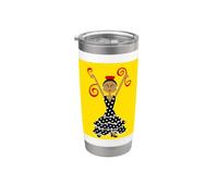 Gitane Flamenca Danse Gobelet isotherme en acier inoxydable double paroi
