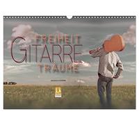 Gitarre - Freiheit Träume (Wandkalender 2026 DIN A3 quer), CALVENDO Monatskalender: Die Gitarre, untrennbar verbunden mit der Sehnsucht nach Ferne und Freiheit, beeindruckende Bilder von Peter Roder.