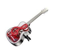Gitarrenförmiger Auto-Lufterfrischer & Diffuseur Clip - Dekoration Für Kfz-Klimaanlage | Musik-Design Duftstecker & Entlüftungsklammer | Gitarren-Aroma-Armaturenbrett & Lüftung, 1 pièce