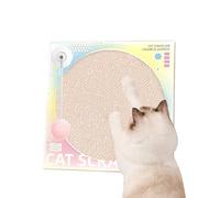 Gite-Scratch Pad - Carte De Carton Durable, Creative Eco Friendly Cat Scratcher | Style De Disques Classique avec Jouet Catnip À Balle Swing Print