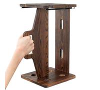 Gitekain Adjustable Rack Fishing Rod, Portable Wooden Wall Mounted Organizer, Durable Pole Storage Holder, Reliable Indoor Accessory Living Room Garage, Practical Equipment for Home House