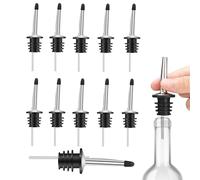 Gitekain Bechers Verseur pour Bouteilles De Liquide - 12 Pièces Bec Verseur Étanche avec Couvercle Anti Poussière | Rapide - pour Huile d'olive Vinaigre Whisky Vin Jus Condiment