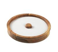 Gitekain Bordureur Pour Cocktails - Bordureuse à Sel en Bois pour Cocktails - Accessoire de Bar pour Saler, Mélanger, Servir et Décorer pour Maison et Fête