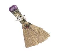 Gitekain Brome des sorcières d'halloween - Brome en d' pour Le Nettoyage Spirituel, Purification d'énergie avec Une Fonction d'ornement de Bureau, Accessoire de Sorcellerie pour Le Yoga de Cuisine