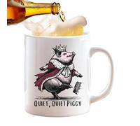 Gitekain Ceramic Mug, Ceramic Beverage Cup, 350ml Heatproof Drinkware for Home with Comfortable Handle for Coffee Tea Milk, Smooth Glazed Cup with Anti Slip Base, Kitchen Table Drink Mug