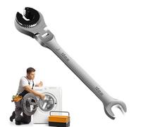 Gitekain rou évasé à cliquet rou évasé | à tube à cliquet rotative, à à Double extrémité ouverte, baïonnette prune, clé à rapide pour la réparation des tuyaux d'huile