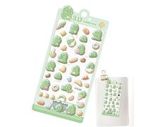 Gitekain Decorative Stickers, Vibrant Scrapbooking Journal Labels, Mixed-Size Sticker Pack for Smartphone Cards Birthday, Classroom Reward Set with Fun Shapes, Craft Supplies for Daily Decoration