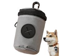Gitekain Dog Poop Bag Holder, Zipper Clip Small Pouch, Training Dispenser with Strong Support, Portable Aid with Smooth Texture, Sl ccessory with Modern Style, Waste Solution for Pet Puppy Small