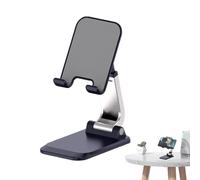 Gitekain Foldable Phone Stand, Adjustable Cell Phones and Tablet Holder, Portable Desktop Cradle for Smartphones for Office Desk, Dressing Table, Travel, Home Use, Black & Pink