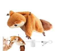 Gitekain Jouet à Chat Oiseau Volant Battement Automatique À Chat | Jouet Sautant Et Bougeant Pour L'Exercice Des Chatons D'Intérieur De Toutes Les Races