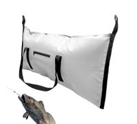 Gitekain Large Capacity Fish Cooler Bag, Insulated Fishing Box, Heavy-Duty Spacious Fishing Container with Easy Grip and Carry Handle, 40.71x16.93 inches, White