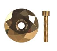 Gitekain Lightweight Bikes Headset Top Caps, Waterproof Bikes Stem Cover, 28mm Cycling Bowl Cap for Smooth Steering with Alloy for Bike Accessories with Anti Dust Function