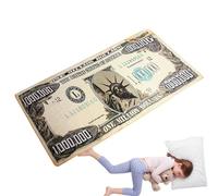 Gitekain Million Dollar Throw Blanket - 1 Million Dollar Pattern Blanket, Warm Bed Comforter for Women Men, Plush Home Decor, Living Room Soft Cover, Luxury Money Design Gift for Adults Teens