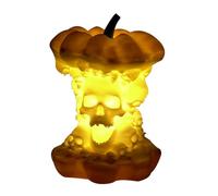 Gitekain Pumpkin Lights - 2.75 inches Holiday Ornament for Porch, Yard with Festive Decoration Function, Halloween Lamp for Indoor & Outdoor Home, Resin Material, Tabletop Or Desk Display