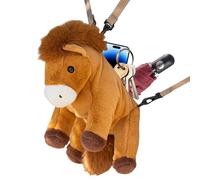 Gitekain Sac À Dos En Peluche Adorable, Sacoche Douce En Forme De Cheval, Sac À Dos En Peluche, Pour Garçons, Filles, Fils, Crèche, Élémentaire, Maternelle, Voyage, Pique-Nique,