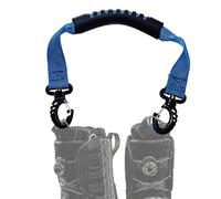 Gitekain Ski Boot Straps, Multifunctional Snowboard Carry Strap, 45x5cm Winter Gear Holder for Skiers, Heavy-Duty Nylon Ski Carrier for Adults Kids, Ice Skates Strap Accessory with Padded Shoulder