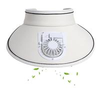 Gitekain Sunscreen Sun Hat, Fan Breathable Hollow Top Cap with Portable 3-Speed Cooling Hat Protection for Golf, Hiking, Running, Cycling & Outdoor Activities, 22.05-22.83 inches