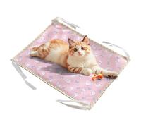 Gitekain Tapis Rafraîchissant pour Chien - Couchette Douce pour Animaux - Double Face à Cordes aux Quatre Coins pour Canapé Lit Intérieur Cage Niche Extérieur