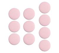 Gitohoni 10 Boutons de Changement de Recouverts de Tissu, Accessoires de Mode, Boutons à Un Trou, Boutons Plats Ronds avec Revêtement En Tissu, Rose