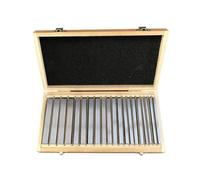 Gitohoni 16 Pièces Blocs Parallèles Précision en Acier Allié avec Meulées Gravure Dimensions Boîte en Bois avec Couvercle pour Travaux