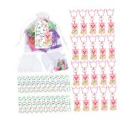 Gitohoni 20 Pièces Porte-clés Cochon Porte-clé Porc Animal Fête Souvenir Invité Décoration Sac Cadeau Accessoire Distribution Récompense Fabriqué en PP