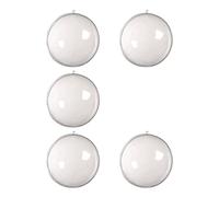 Gitohoni Boule Décorative Transparente, Boule à Suspendre, Boule En Plastique à Remplir avec Surface Transparente pour Mariage, Fête, Usage Intérieur, 5CM