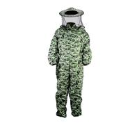 Gitohoni Combinaison Apiculteur Vêtement Protection Corps Intégral Costume Voile Mesh Respirant Tissu Élastiqué Utilisation Apiculture Amateur Professionnel, Je