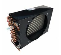 Gitohoni Condenseur Industriel Condenseur Unit Condenseur Réfrigération Échangeur Refroidisseur en Métal Cuivre Aluminium à Ailettes Conception Air Refroidi, 8.4冷凝器（1匹）
